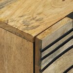 vidaXL Vaisselier 60x33 5x75 cm en bois de manguier massif