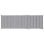 vidaXL Chaise longue de jardin avec coussin Bois d'acacia solide