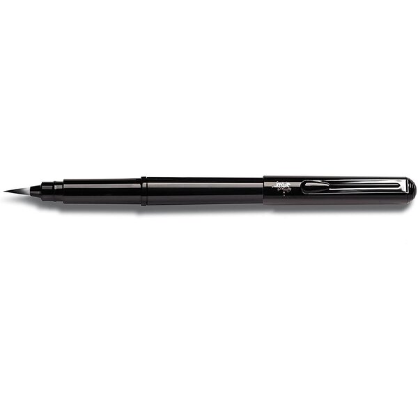 Stylo Pinceau POCKET BRUSH Encre Noire + 4 Cartouches encre Noire PENTEL