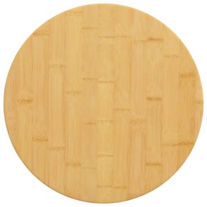 vidaXL Dessus de table Ø30x2 5 cm bambou