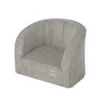 Siège en velours côtelé beige