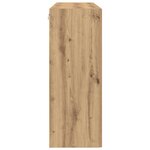vidaXL Armoires murales en chêne artisanal 2 pièces 69 5 x 34 x 90 cm en bois d'ingénierie