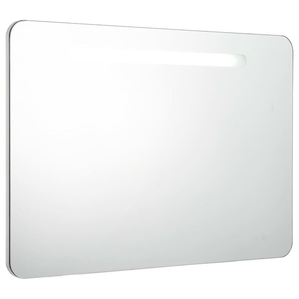vidaXL Armoire de salle de bain à miroir LED 80x9 5x55 cm