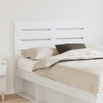vidaXL Tête de lit Blanc 135 cm Bois d'ingénierie