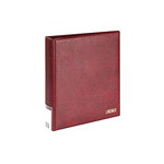 Reliure Publica M Lindner à 4 anneaux. Couleur - Bordeaux