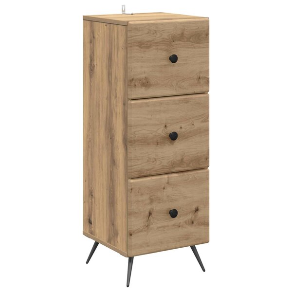 vidaXL Armoire à tiroirs Chêne artisanal 33 x 34 5 x 90 cm
