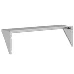 vidaXL Étagère murale 100x30x31 cm argenté acier inoxydable