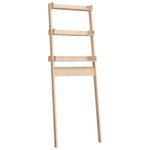 vidaXL Étagère de toilette 63 5x32x179 cm Bois de pin massif