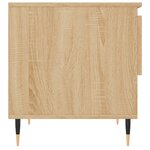 vidaXL Table basse chêne sonoma 50x46x50 cm bois d'ingénierie