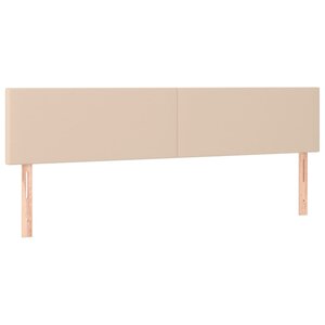 vidaXL Têtes de lit 2 Pièces Cappuccino 80x5x78/88 cm Similicuir