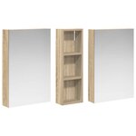 vidaXL Ensemble de Meubles de Salle de Bain 3 Pièces 100 x 10 5 x 60 5 cm