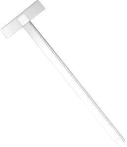 Té fixe 1 biseau gradué 1 bord anti-tache 80 cm