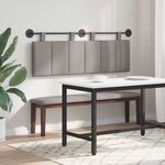 vidaXL Tête de lit suspendue Taupe Velours