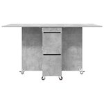 vidaXL Table à dîner 2 Pièces 140 x 80 x 77 cm Bois d'ingénierie