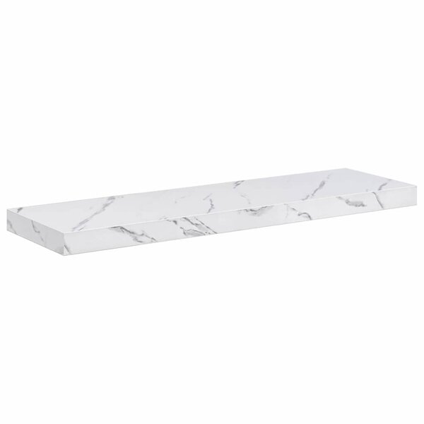 vidaXL Étagère Murale Marbre blanc 90 x 23 5 x 4 cm Bois d'ingénierie