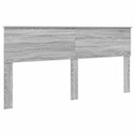 vidaXL Lit de Rangement Gris Sonoma 180 x 200 cm Bois d'ingénierie