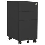 vidaXL Classeur mobile Anthracite 30x45x59 cm Acier
