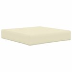 vidaXL Coussin de canapé d'extérieur 3 Pièces Crème Polyester