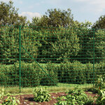vidaXL Clôture en treillis métallique vert 2x25 m acier galvanisé