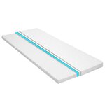 vidaXL Sur-matelas 120 x 200 cm Mousse froide Profil d'œuf 6 cm