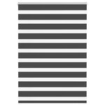 vidaXL Store zèbre noir 105x100 cm largeur du tissu 100 9 cm polyester