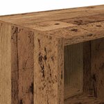 vidaXL Étagère à chaussures empilable vieux bois 89 5x30x40 cm