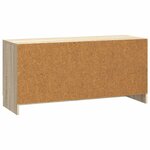 vidaXL Meuble TV Chêne Sonoma 99 x 34 5 x 47 cm Bois d'ingénierie