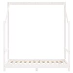 vidaXL Cadre de lit pour enfant blanc 70x140 cm bois de pin massif