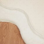 vidaXL Tapis en Fourrure Synthétique de Lapin Olite Crème 80 x 120 cm