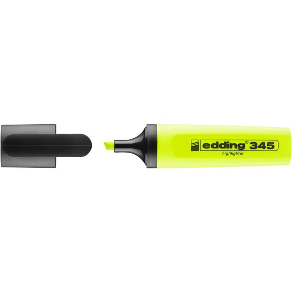 Surligneur 345 jaune 2-5 mm x 10 EDDING