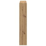 vidaXL Étagère cube murale 7 compartiments chêne artisanal