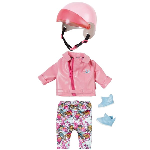 Zapf Creation 825259 825914 - Vétements bébé et casque scooter Deluxe