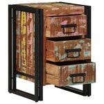 vidaXL Cabinet de chevet 40 x 35 x 50 cm bois de récupération massif