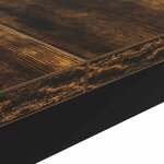 vidaXL Table basse Chêne Fumé 100 x 100 x 45 cm Bois d'ingénierie