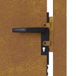 vidaXL Portail de jardin 105x105 cm acier corten