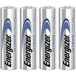 Blister de 4 Piles Ultimate Lithium L91 AA Mignon ENERGIZER