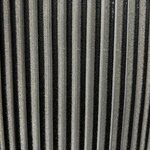 Capi Vase élégant Groove 46x58 cm Anthracite