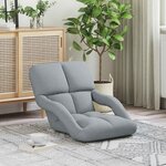 vidaXL Chaise de sol réglable avec accoudoir