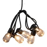Konstsmide guirlande lumineuse avec 40 ampoules ovales transparentes