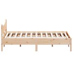 vidaXL Cadre de lit sans matelas 150x200 cm bois de pin massif