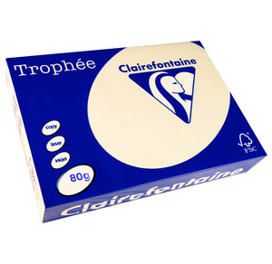 Ramette 500 Feuilles Papier 80g A4 210x297 mm Certifié FSC IVOIRE x 5 TROPHÉE