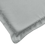 vidaXL Coussin de chaise longue gris clair mélangé (75+105)x50x3 cm