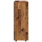vidaXL Garde-robe vieux bois 80x40x110 cm bois d'ingénierie