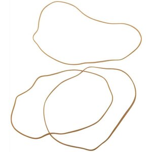 Boîte de 100 g de bracelets blonds étroits 180 mm