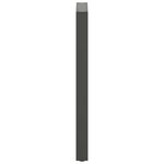 vidaXL Pieds de table de bar en U 2 pièces Anthracite 40 x (100-101) cm Acier