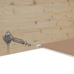 vidaXL Auvent vertical Taupe 140x600 cm Tissu oxford