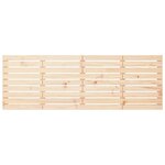 vidaXL Tête de lit murale 186x3x63 cm Bois massif de pin