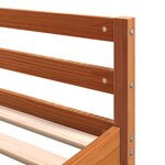 vidaXL Lit superposé et bureau et échelle 160x200cm bois de pin massif
