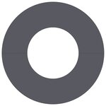 vidaXL adapté pour anneau d'arbre plat Anthracite Ø30 / 60 cm Acier