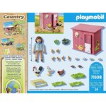 PLAYMOBIL 71308 - Country - Agricultrice et poulailler